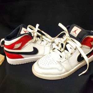 White black and red YOUTH Jordan's